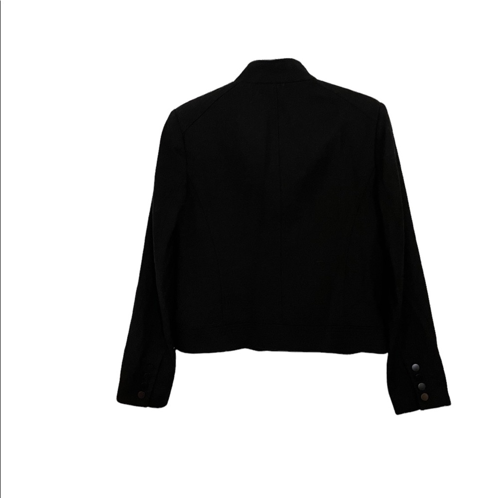 Women’s Talbots Stretch Fabric Black Jacket in Size 6 - Picture 2 of 5